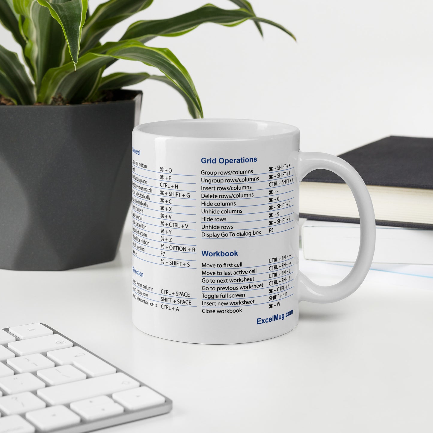 The Excel Super Shortcuts Mug (for Mac)