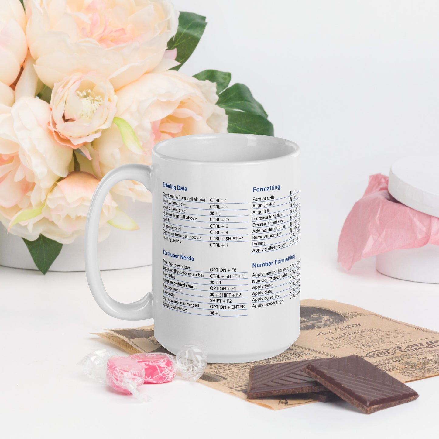 The Excel Super Shortcuts Mug (for Mac)